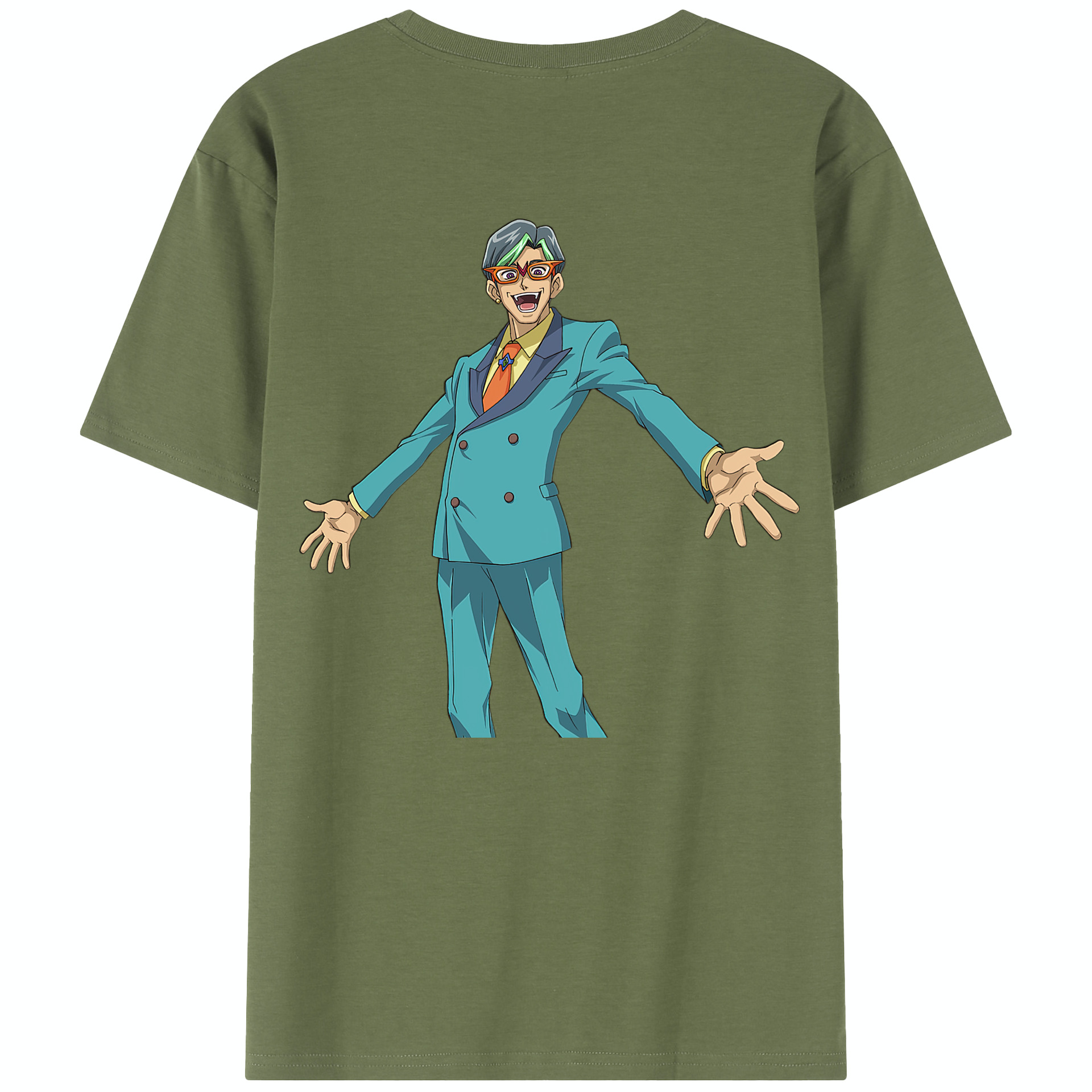 （画像用） 遊☆戯☆王 Yu-Gi-Oh! 綿100％半袖Tシャツ（背面プリント）